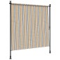 vidaXL Außenrollo Gelb und Weiß 150x270 cm Stoff und Stahl vidaXL Außenrollo Gelb und Weiß 150x270 cm Stoff und Stahl