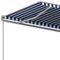 vidaXL Standmarkise Automatisch 450x350 cm Blau/Weiß vidaXL Standmarkise Automatisch 450x350 cm Blau/Weiß