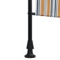 vidaXL Außenrollo Gelb und Weiß 150x270 cm Stoff und Stahl vidaXL Außenrollo Gelb und Weiß 150x270 cm Stoff und Stahl