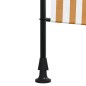 vidaXL Außenrollo Orange und Weiß 120x270 cm Stoff und Stahl vidaXL Außenrollo Orange und Weiß 120x270 cm Stoff und Stahl