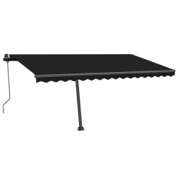 Automatische Markise mit LED & Windsensor 400x350 cm Anthrazit