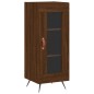 Highboard Braun Eichen-Optik 34,5x34x180 cm Holzwerkstoff Highboard Braun Eichen-Optik 34,5x34x180 cm Holzwerkstoff