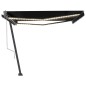 Automatische Markise mit LED & Windsensor 400x350 cm Anthrazit Automatische Markise mit LED & Windsensor 400x350 cm Anthrazit