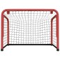 vidaXL Hockeytor mit Netz Rot & Schwarz 68x32x47 cm Stahl & Polyester vidaXL Hockeytor mit Netz Rot & Schwarz 68x32x47 cm Stahl & Polyester