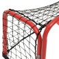 vidaXL Hockeytor mit Netz Rot & Schwarz 68x32x47 cm Stahl & Polyester vidaXL Hockeytor mit Netz Rot & Schwarz 68x32x47 cm Stahl & Polyester