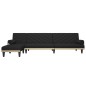 vidaXL Schlafsofa in L-Form Schwarz 260x140x70 cm Stoff vidaXL Schlafsofa in L-Form Schwarz 260x140x70 cm Stoff