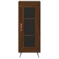 Highboard Braun Eichen-Optik 34,5x34x180 cm Holzwerkstoff Highboard Braun Eichen-Optik 34,5x34x180 cm Holzwerkstoff