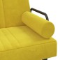 vidaXL Schlafsofa in L-Form Gelb 260x140x70 cm Samt vidaXL Schlafsofa in L-Form Gelb 260x140x70 cm Samt