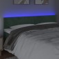 vidaXL LED Kopfteil Dunkelgrün 180x5x78/88 cm Samt vidaXL LED Kopfteil Dunkelgrün 180x5x78/88 cm Samt