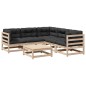 vidaXL 6-tlg. Garten-Sofagarnitur mit Kissen Massivholz Kiefer vidaXL 6-tlg. Garten-Sofagarnitur mit Kissen Massivholz Kiefer