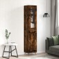 vidaXL Highboard Räuchereiche 34,5x34x180 cm Holzwerkstoff vidaXL Highboard Räuchereiche 34,5x34x180 cm Holzwerkstoff