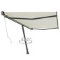 vidaXL Standmarkise Automatisch 500x350 cm Cremeweiß vidaXL Standmarkise Automatisch 500x350 cm Cremeweiß