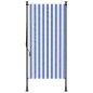 vidaXL Außenrollo Blau und Weiß 120x270 cm Stoff und Stahl vidaXL Außenrollo Blau und Weiß 120x270 cm Stoff und Stahl