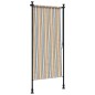 vidaXL Außenrollo Gelb und Weiß 120x270 cm Stoff und Stahl vidaXL Außenrollo Gelb und Weiß 120x270 cm Stoff und Stahl
