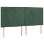 vidaXL Boxspringbett mit Matratze Dunkelgrün 180x200 cm Samt vidaXL Boxspringbett mit Matratze Dunkelgrün 180x200 cm Samt