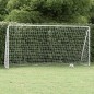 vidaXL Fußballtor mit Netz Weiß 366x122x182 cm Stahl vidaXL Fußballtor mit Netz Weiß 366x122x182 cm Stahl