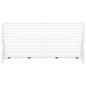 vidaXL Fußballtor mit Netz Weiß 366x122x182 cm Stahl vidaXL Fußballtor mit Netz Weiß 366x122x182 cm Stahl