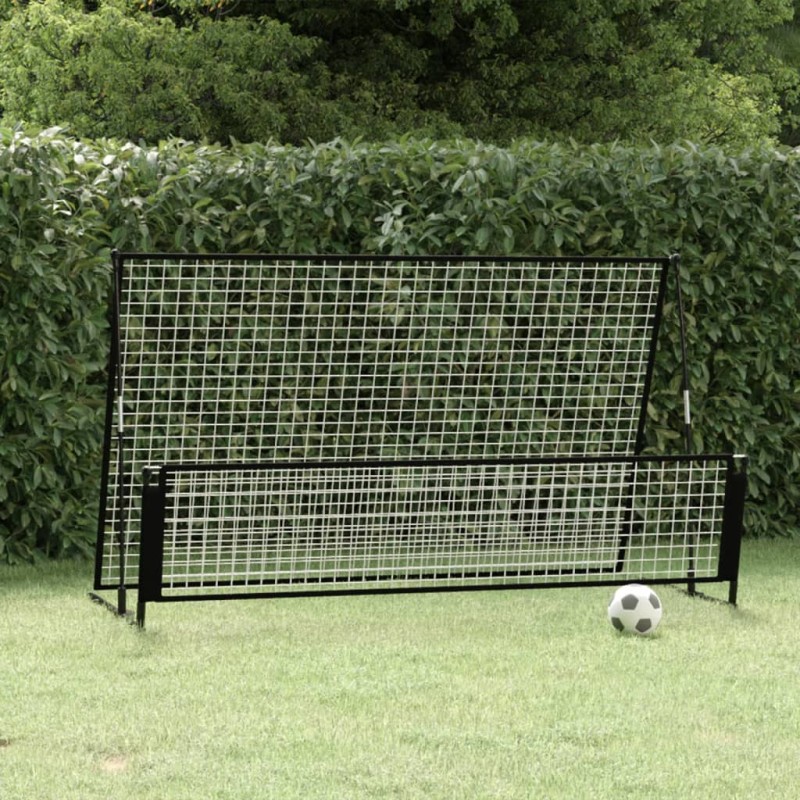 vidaXL 2-in-1 Rebounder und Fußballtor 202x104x120 cm Stahl vidaXL 2-in-1 Rebounder und Fußballtor 202x104x120 cm Stahl