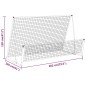 vidaXL 2-in-1 Rebounder und Fußballtor 202x104x120 cm Stahl vidaXL 2-in-1 Rebounder und Fußballtor 202x104x120 cm Stahl