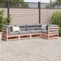 vidaXL 5-tlg. Garten-Sofagarnitur mit Kissen Massivholz Douglasie vidaXL 5-tlg. Garten-Sofagarnitur mit Kissen Massivholz Douglasie