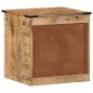 vidaXL Nachttisch 45x40x45 cm Massivholz Mango vidaXL Nachttisch 45x40x45 cm Massivholz Mango