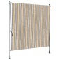 vidaXL Außenrollo Gelb und Weiß 200x270 cm Stoff und Stahl vidaXL Außenrollo Gelb und Weiß 200x270 cm Stoff und Stahl
