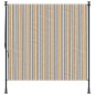 vidaXL Außenrollo Gelb und Weiß 200x270 cm Stoff und Stahl vidaXL Außenrollo Gelb und Weiß 200x270 cm Stoff und Stahl