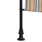 vidaXL Außenrollo Gelb und Weiß 200x270 cm Stoff und Stahl vidaXL Außenrollo Gelb und Weiß 200x270 cm Stoff und Stahl