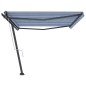 Standmarkise Automatisch 500x350 cm Blau/Weiß Standmarkise Automatisch 500x350 cm Blau/Weiß