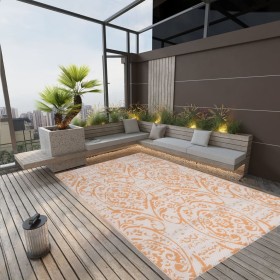 vidaXL Outdoor-Teppich Gelb 140x200 cm PP