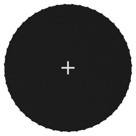 vidaXL Sprungtuch Schwarz für 3,05 m Runde Trampoline