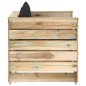 vidaXL 2-tlg. Garten-Lounge-Set mit Kissen Grün Imprägniertes Holz vidaXL 2-tlg. Garten-Lounge-Set mit Kissen Grün Imprägniertes Holz