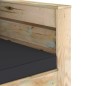 vidaXL 2-tlg. Garten-Lounge-Set mit Kissen Grün Imprägniertes Holz vidaXL 2-tlg. Garten-Lounge-Set mit Kissen Grün Imprägniertes Holz