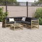 vidaXL 6-tlg. Garten-Sofagarnitur Kiefernholz Imprägniert vidaXL 6-tlg. Garten-Sofagarnitur Kiefernholz Imprägniert