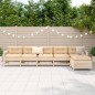vidaXL 6-tlg. Garten-Sofagarnitur Massivholz Kiefer vidaXL 6-tlg. Garten-Sofagarnitur Massivholz Kiefer