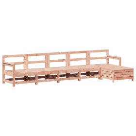vidaXL 6-tlg. Garten-Sofagarnitur Massivholz Douglasie
