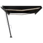 Automatische Markise mit LED & Windsensor 500x350 cm Anthrazit Automatische Markise mit LED & Windsensor 500x350 cm Anthrazit