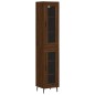 Highboard Braun Eichen-Optik 34,5x34x180 cm Holzwerkstoff Highboard Braun Eichen-Optik 34,5x34x180 cm Holzwerkstoff