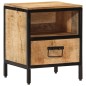 vidaXL Nachttisch 40x35x50 cm Massivholz Mango vidaXL Nachttisch 40x35x50 cm Massivholz Mango