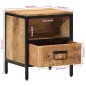 vidaXL Nachttisch 40x35x50 cm Massivholz Mango vidaXL Nachttisch 40x35x50 cm Massivholz Mango