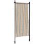 vidaXL Außenrollo Gelb und Weiß 100x270 cm Stoff und Stahl vidaXL Außenrollo Gelb und Weiß 100x270 cm Stoff und Stahl