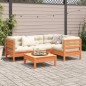vidaXL 5-tlg. Garten-Sofagarnitur mit Kissen Wachsbraun Kiefernholz vidaXL 5-tlg. Garten-Sofagarnitur mit Kissen Wachsbraun Kiefernholz