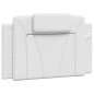 vidaXL Bett mit Matratze Weiß 90x190 cm Kunstleder vidaXL Bett mit Matratze Weiß 90x190 cm Kunstleder