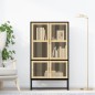 vidaXL Highboard Schwarz 70x35x125 cm Holzwerkstoff vidaXL Highboard Schwarz 70x35x125 cm Holzwerkstoff