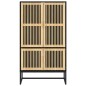 vidaXL Highboard Schwarz 70x35x125 cm Holzwerkstoff vidaXL Highboard Schwarz 70x35x125 cm Holzwerkstoff