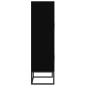 vidaXL Highboard Schwarz 70x35x125 cm Holzwerkstoff vidaXL Highboard Schwarz 70x35x125 cm Holzwerkstoff