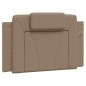 vidaXL Bett mit Matratze Cappuccino-Braun 90x190 cm Kunstleder vidaXL Bett mit Matratze Cappuccino-Braun 90x190 cm Kunstleder