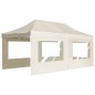 vidaXL Profi-Partyzelt Faltbar mit Wänden Aluminium 6×3m Creme vidaXL Profi-Partyzelt Faltbar mit Wänden Aluminium 6×3m Creme