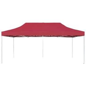vidaXL Profi-Partyzelt Faltbar Aluminium 6×3 m Weinrot