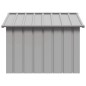 vidaXL Hundehütte Grau 116,5x103x81,5 cm Verzinkter Stahl vidaXL Hundehütte Grau 116,5x103x81,5 cm Verzinkter Stahl